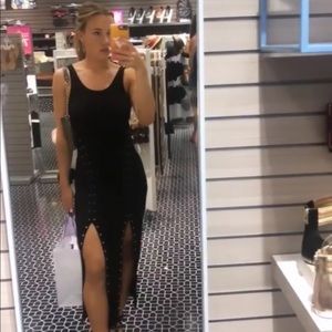 Allsaints black maxi